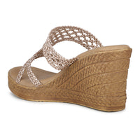 Metallic Braided Platform Slide