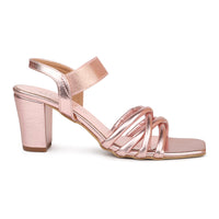 Crisscross Sandal With Elastic Back Strap