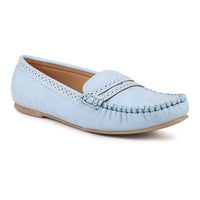 Classic Mocassins With Laser Details