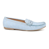 Classic Mocassins With Laser Details
