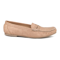 Classic Mocassins With Laser Details