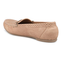 Classic Mocassins With Laser Details