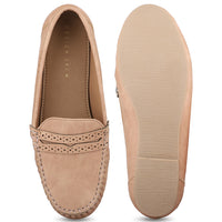 Classic Mocassins With Laser Details