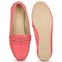 Classic Mocassins With Laser Details