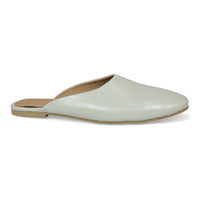 Crocodile Printed Pointed Toe Mule