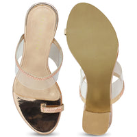 Crystal Embelished Toe Ring Slide Sandal