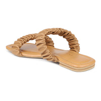 Ruched Slide Sandal