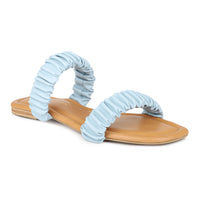 Ruched Slide Sandal