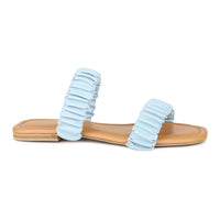 Ruched Slide Sandal