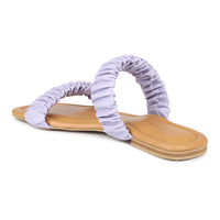 Ruched Slide Sandal
