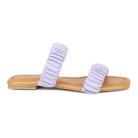 Ruched Slide Sandal