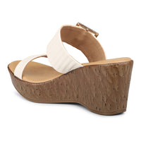 Platform Slide With Buckle Details