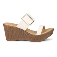 Platform Slide With Buckle Details