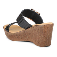 Platform Slide With Buckle Details