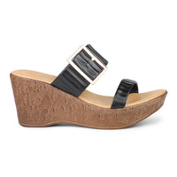 Platform Slide With Buckle Details