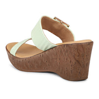 Platform Slide With Buckle Details