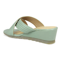 Crisscross Wedge Sandal