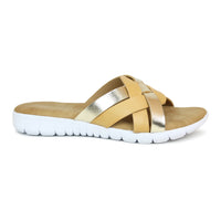 Crisscross Slide Sandal