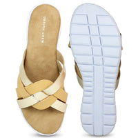 Crisscross Slide Sandal