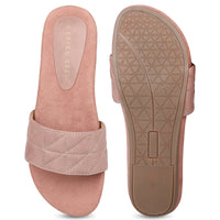 Quilting Slide Sandal