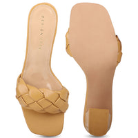 Braided Quilting Slide Sandal