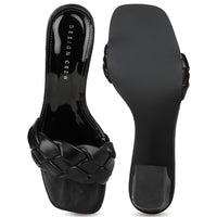 Braided Quilting Slide Sandal