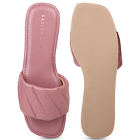 Quilting Slide Casual Sandal