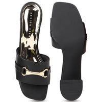 Classic Slides With Golden Trim