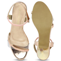 Glittering With Crystals Slingback Sandal