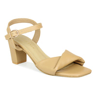 Intertwined Vamp Ankle Strap Sandal