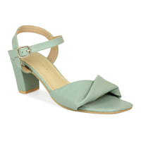 Intertwined Vamp Ankle Strap Sandal