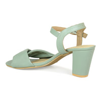 Intertwined Vamp Ankle Strap Sandal