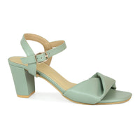 Intertwined Vamp Ankle Strap Sandal