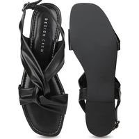 Knotted Buckle Sandal