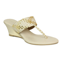 Wedge Braided Slide Sandal