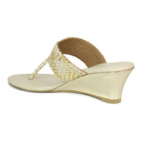 Wedge Braided Slide Sandal