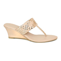 Wedge Braided Slide Sandal