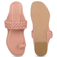 Braided Thong Toe Ring