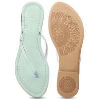 Classic V Shaped Transparent Thongs