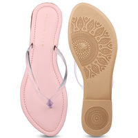 Classic V Shaped Transparent Thongs