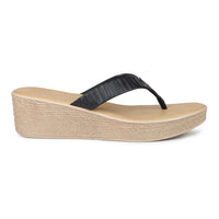 Ruched Thong Platform Sandal