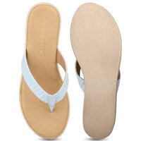 Ruched Thong Platform Sandal