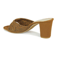 Intertwined Vamp Slide Sandal