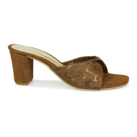 Intertwined Vamp Slide Sandal