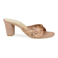 Intertwined Vamp Slide Sandal