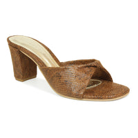 Intertwined Vamp Slide Sandal