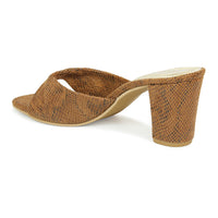 Intertwined Vamp Slide Sandal