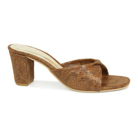 Intertwined Vamp Slide Sandal