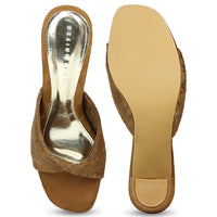Intertwined Vamp Slide Sandal