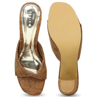 Intertwined Vamp Slide Sandal